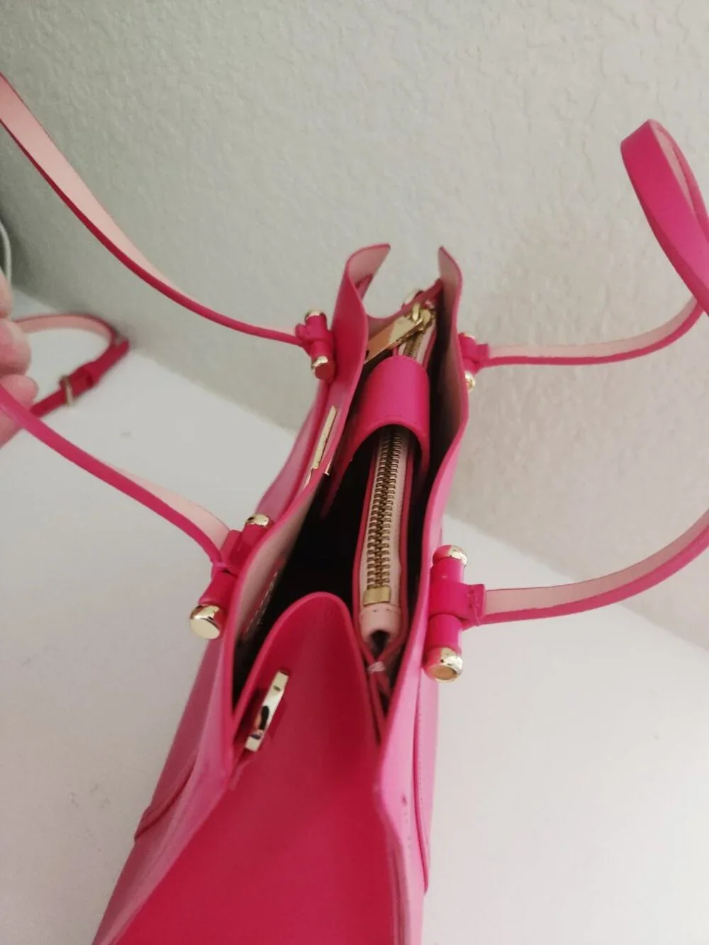 Euc Kate Spade Ny Pink Leather Shoulder Bag Purse